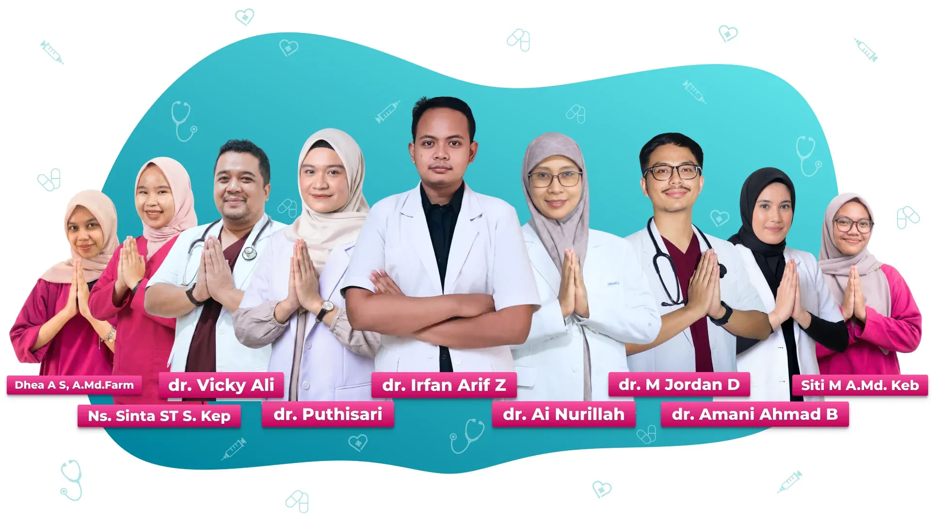 Tim medis Salam Klinik